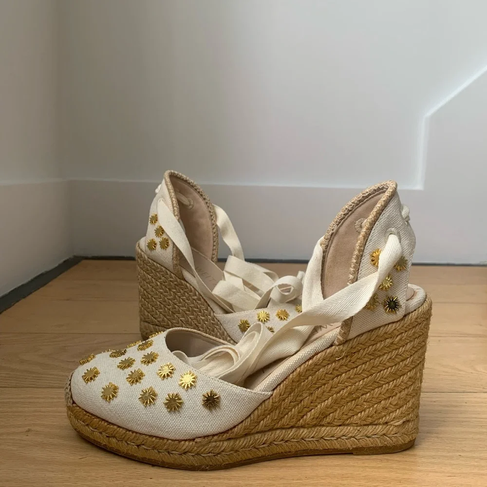 Stuart Weitzman Espadrille Wedges - Picture 3 of 5